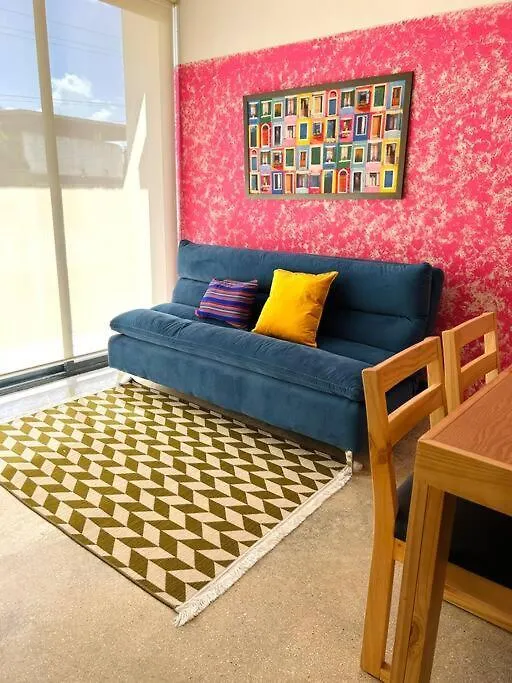 Lägenhet Chic Mexican 2Br Apt In The Heart Of Cancún